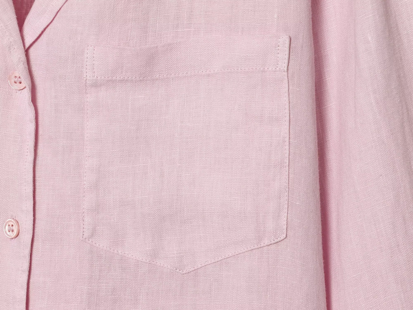 suit Women's 2 pieces pocket decoration linen blend shirt+Pants