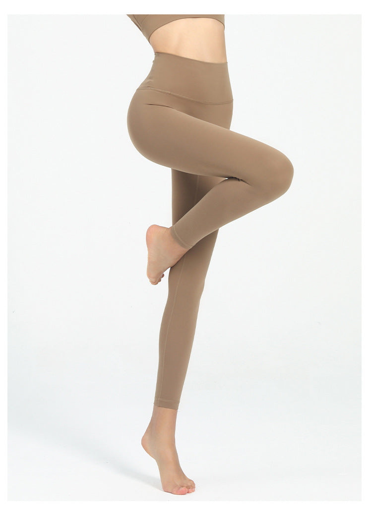 Set Women's Yoga Clothing Fitness Underwear Backless Shockproof Yoga Vest+high Waist Pocket Peach Hip Sanding Nude Sweatpants Fitness Yoga Pants Yoga Clothes 