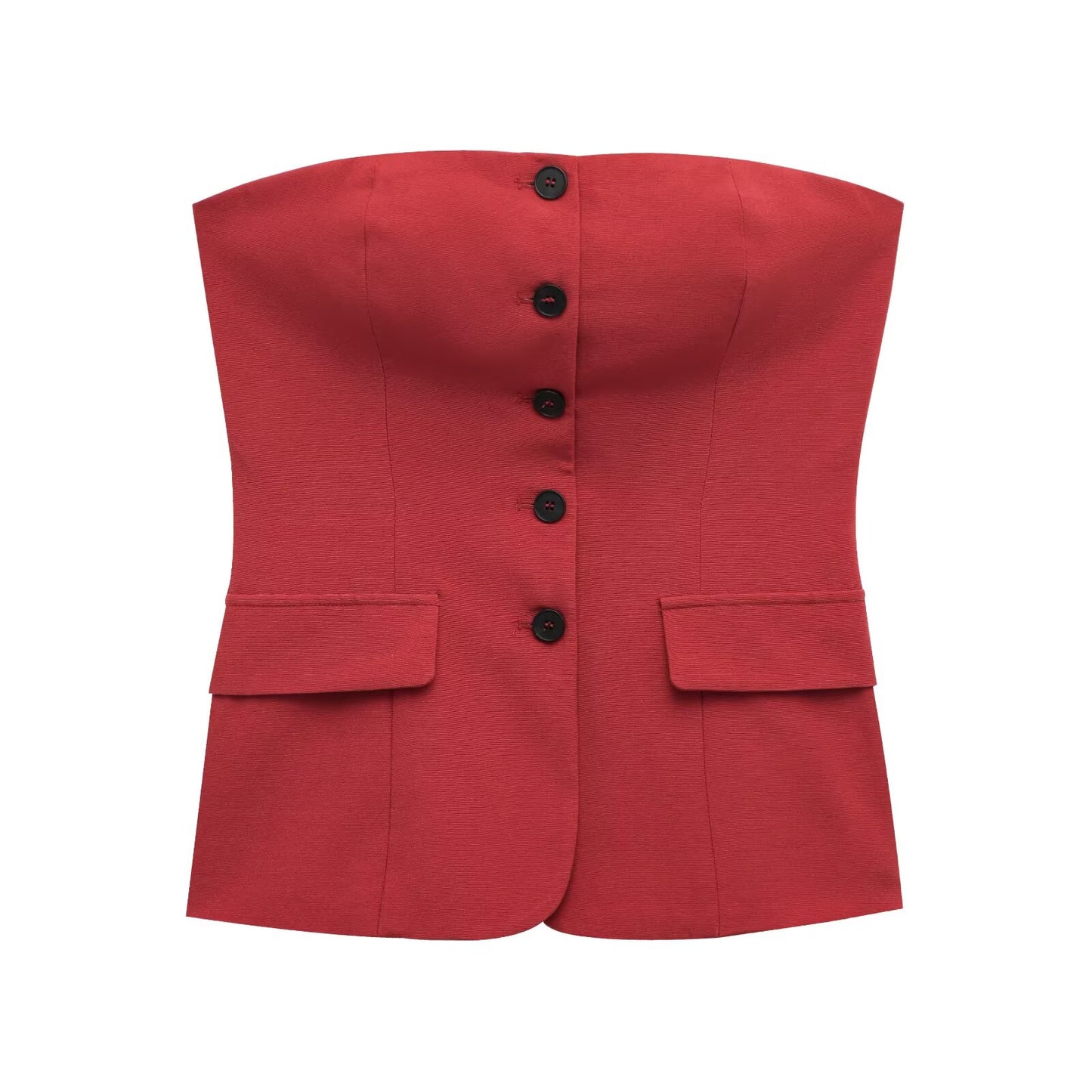 Women's new fashion slim single breasted strapless top+Pants Women's suit