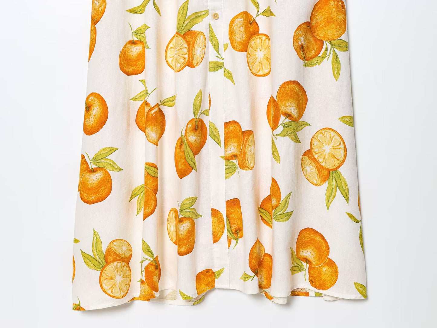 Women's Sweet Fashion Comfortable Printed Hanging Collar Midi Dress