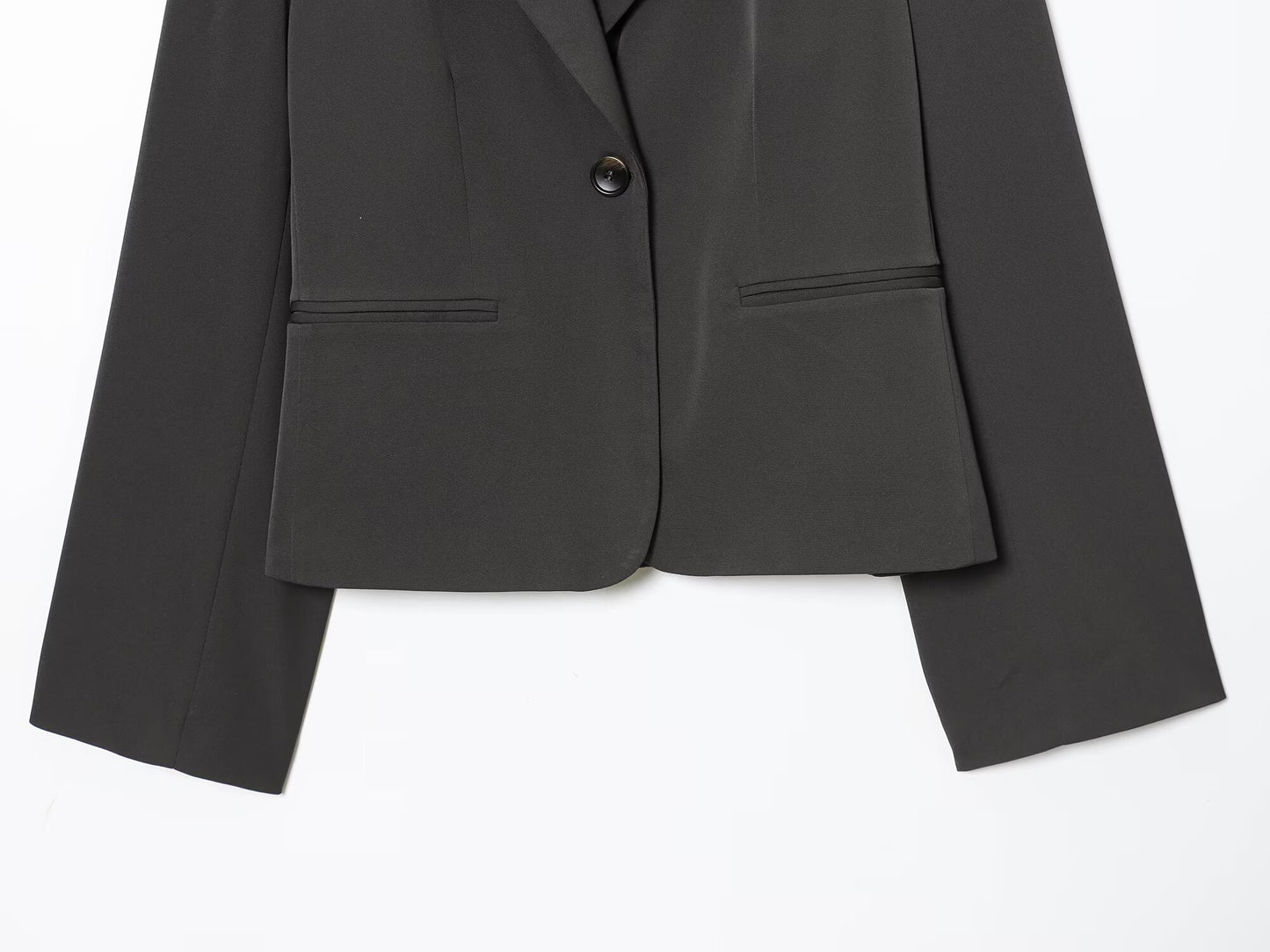 Women's new casual lapel straight cut suit jacket+Skirts suit