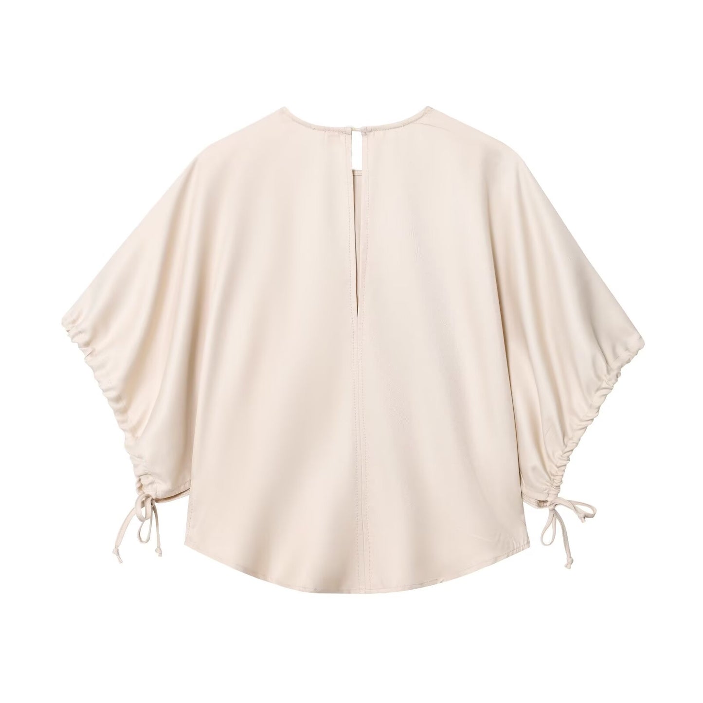 Women's new fashion bubble short sleeved O Neck shirt+Pants suit