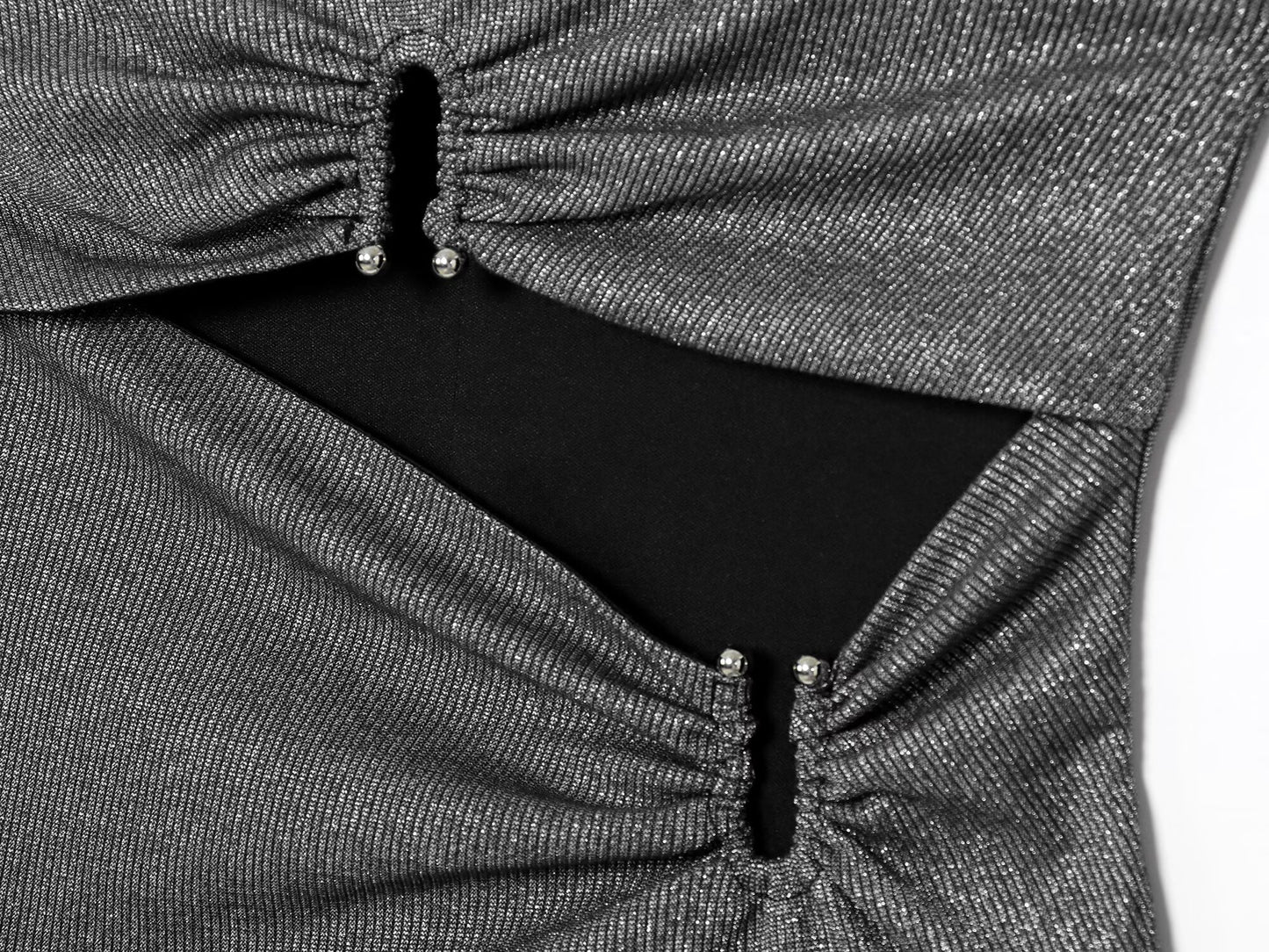 Women's chic Fashion opening design elastic strapless top