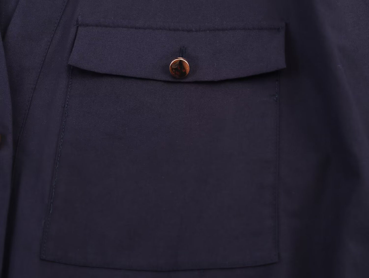 Women's New Fashion With Belt Casual Single breasted Poplin Shirt