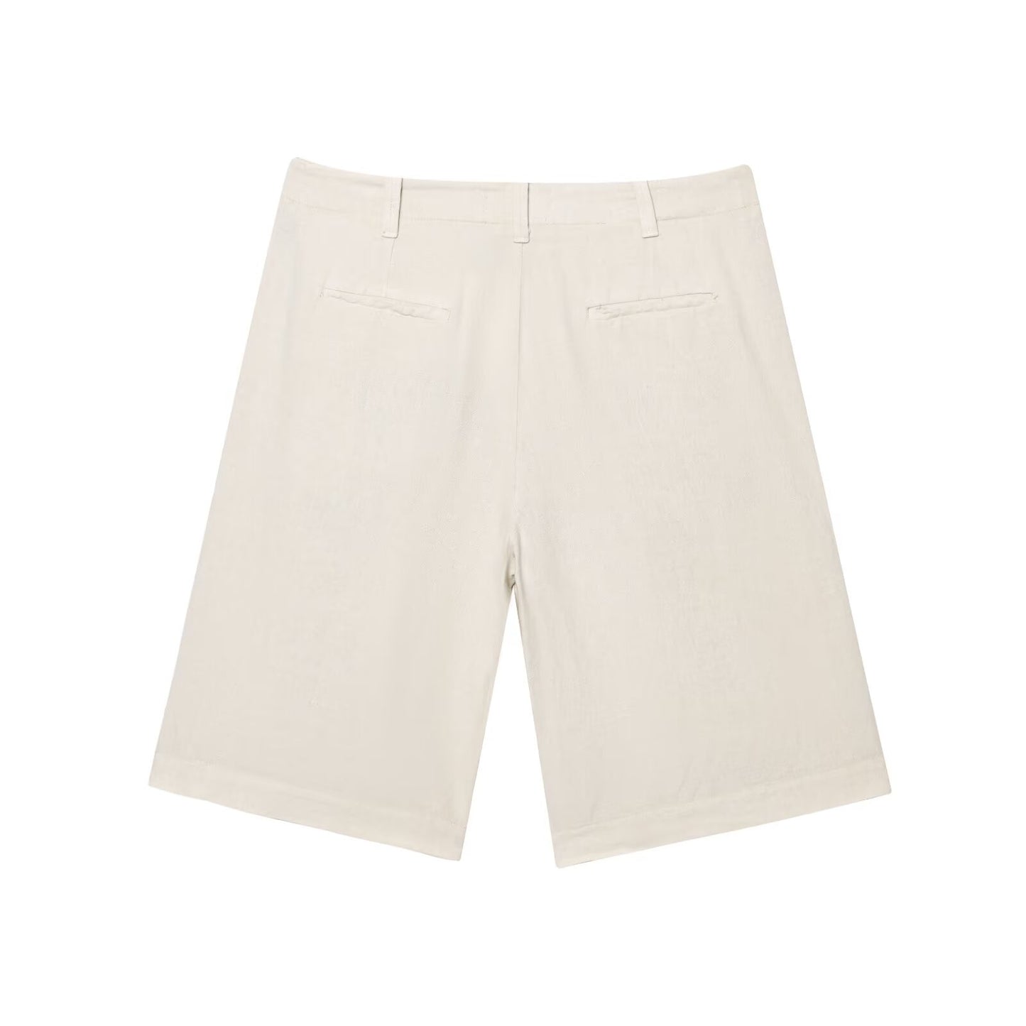 Women's new fashion loose single breasted long sleeved linen blend shirt+Shorts Women's suit