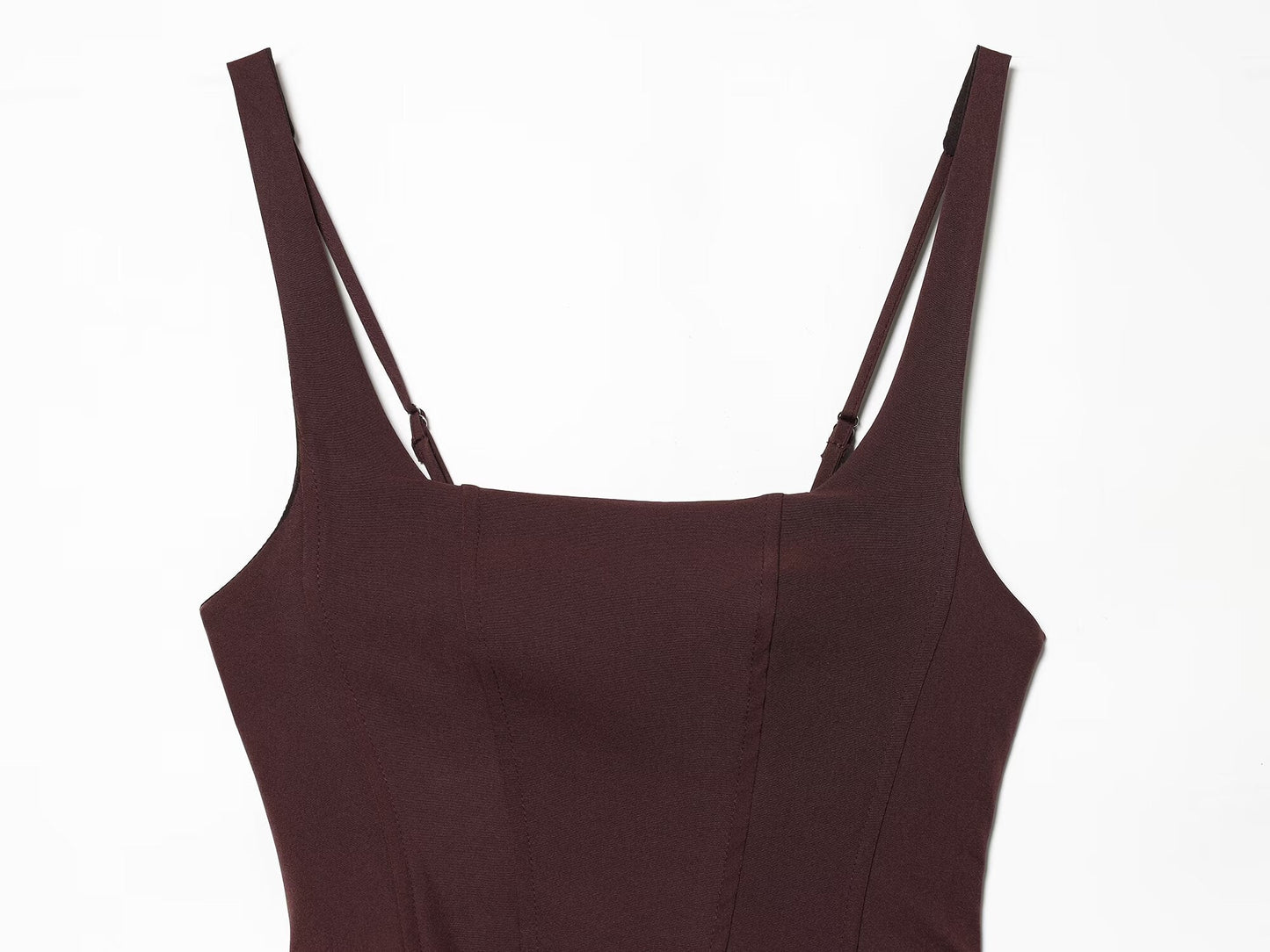 Women's backless suspender bodycon MIDI dress