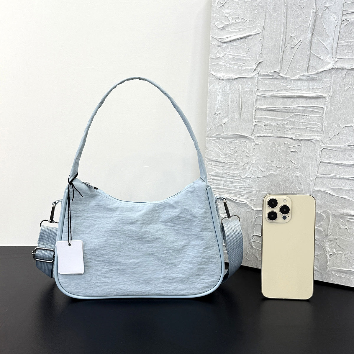 2025 shoulder slung jiaozi waterproof leisure bag