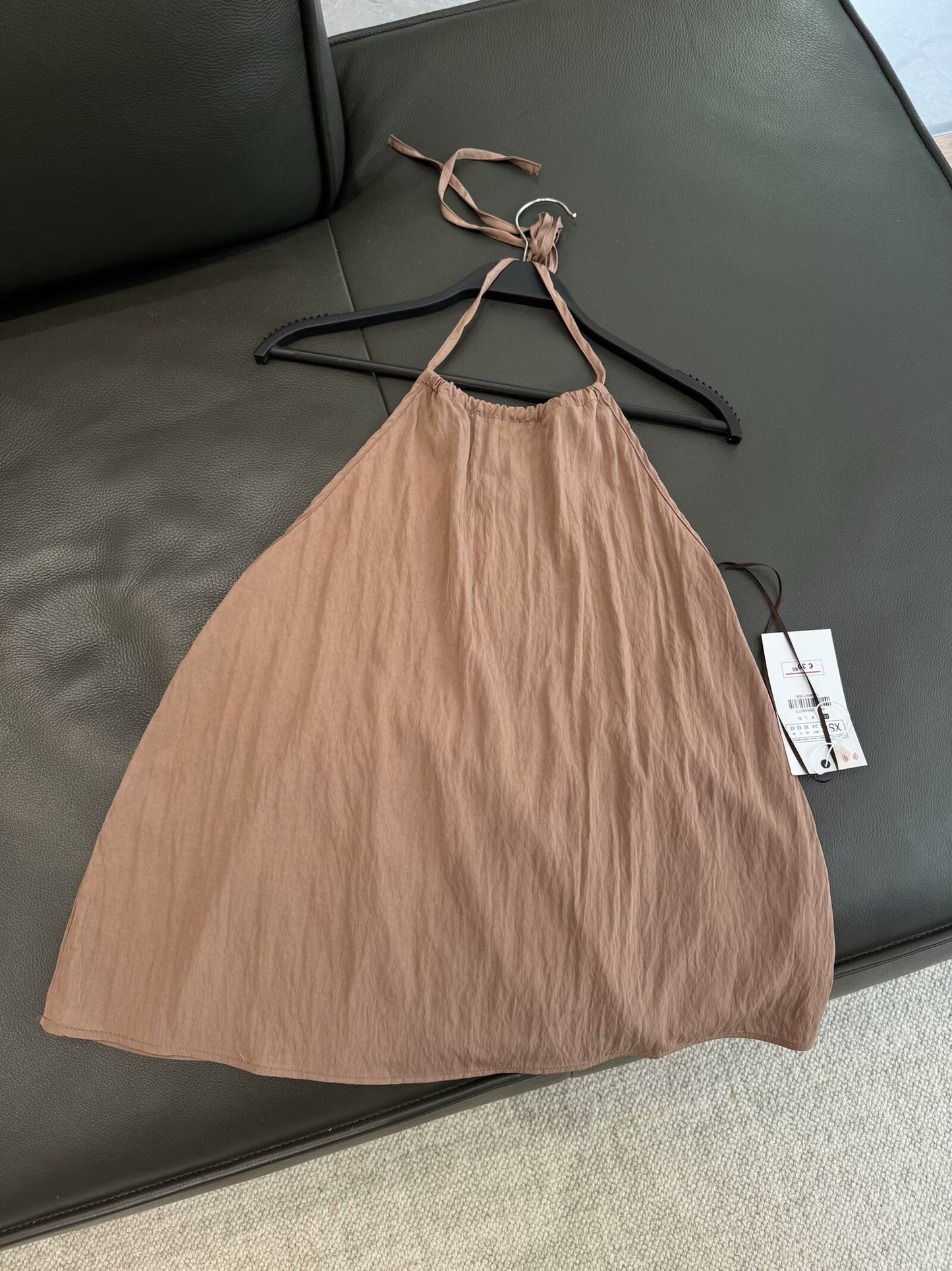 Women's new fashion halter neck suspender top retro sleeveless backless women's vest chic top+Skirts Women's suit