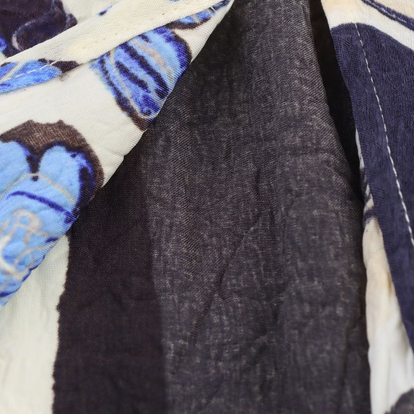 Women's Summer Fashion Casual Satin Texture Printed Midi Skirt