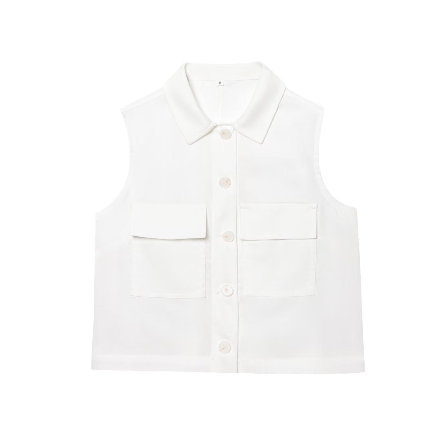 Women's new fashion casual single breasted sleeveless vest+Shorts Women's suit