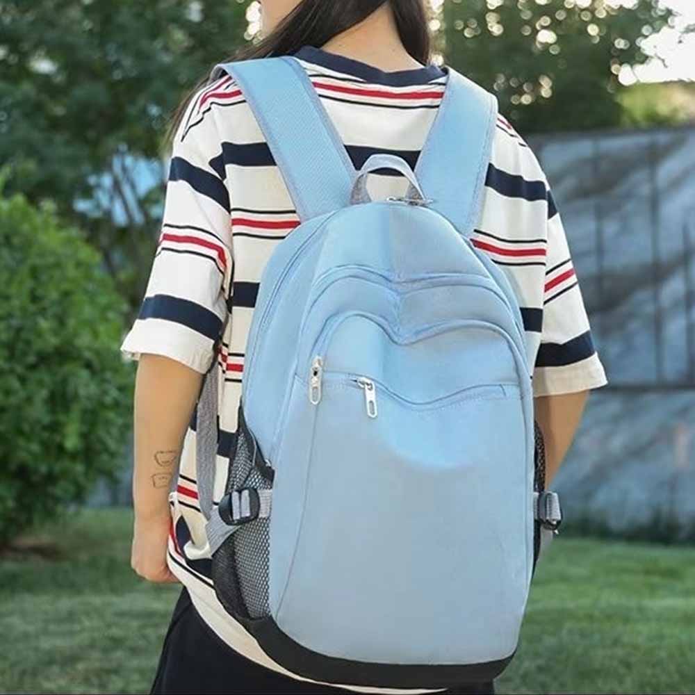 Men and Women with The New Casual Joker Adjustable Shoulder Strap Multifunctional Large-capacity Backpack Travel Bag.