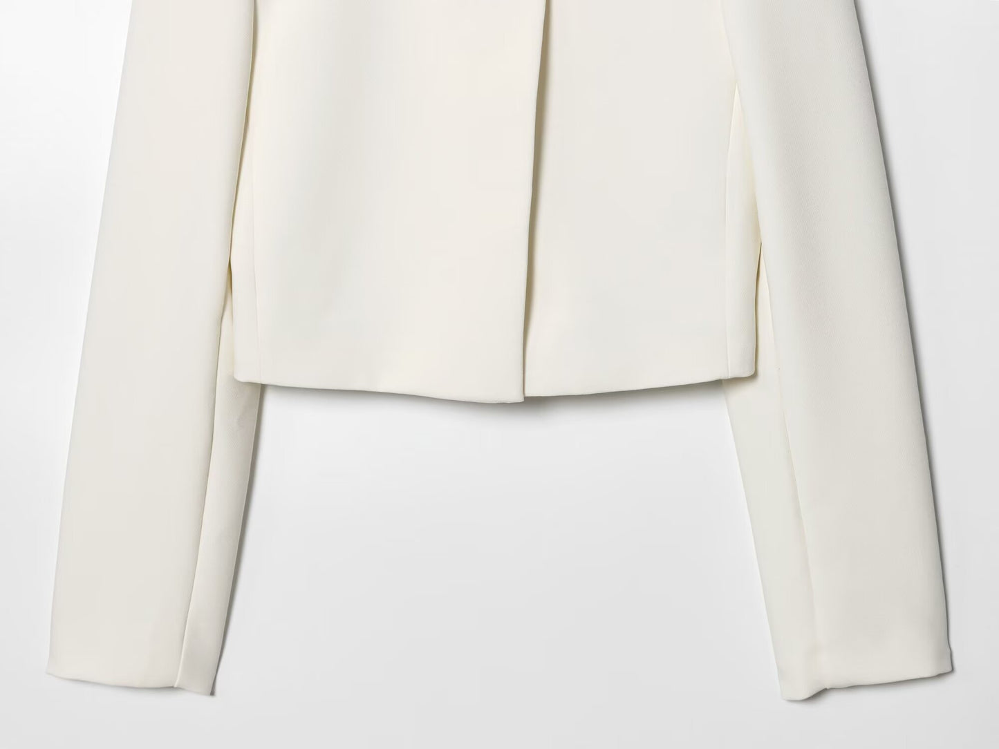 Women's new fashion short single breasted stand collar suit jacket