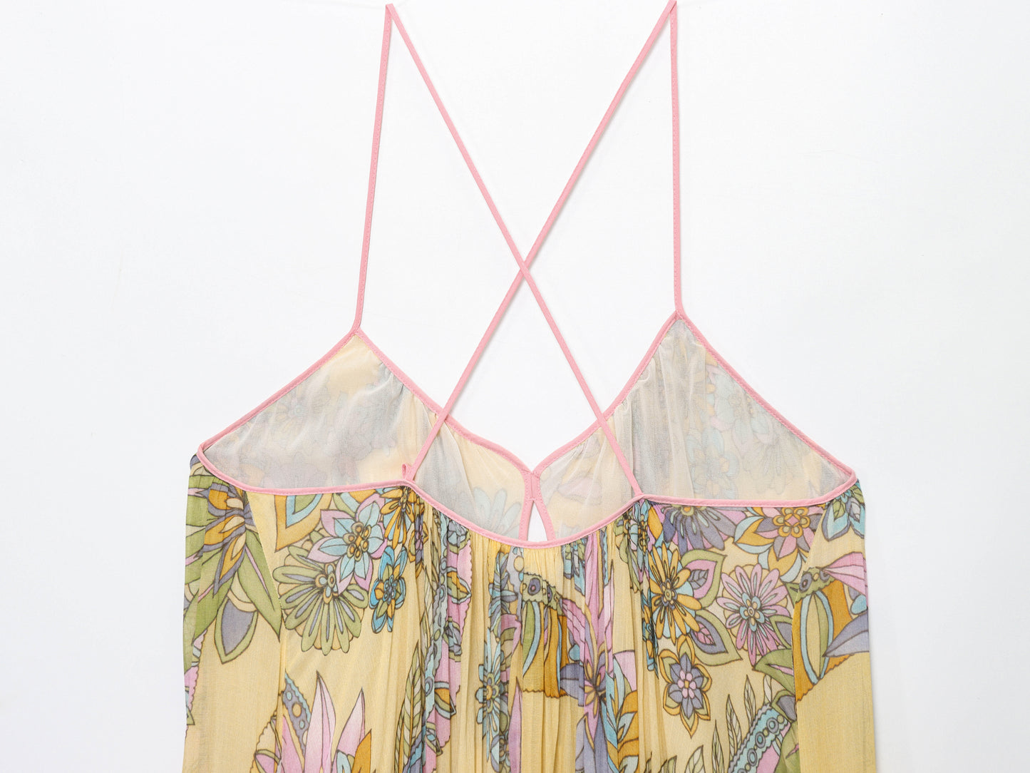 2025 Women's Fashion Loose Sleeveless Printed suspender Midi Dress