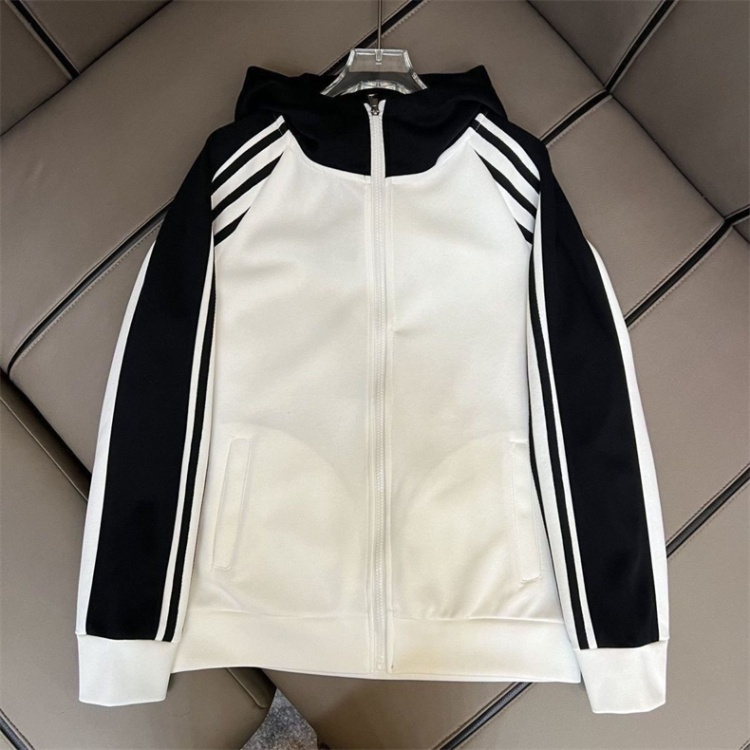 2026 women's new leisure sports hooded cardigan coat