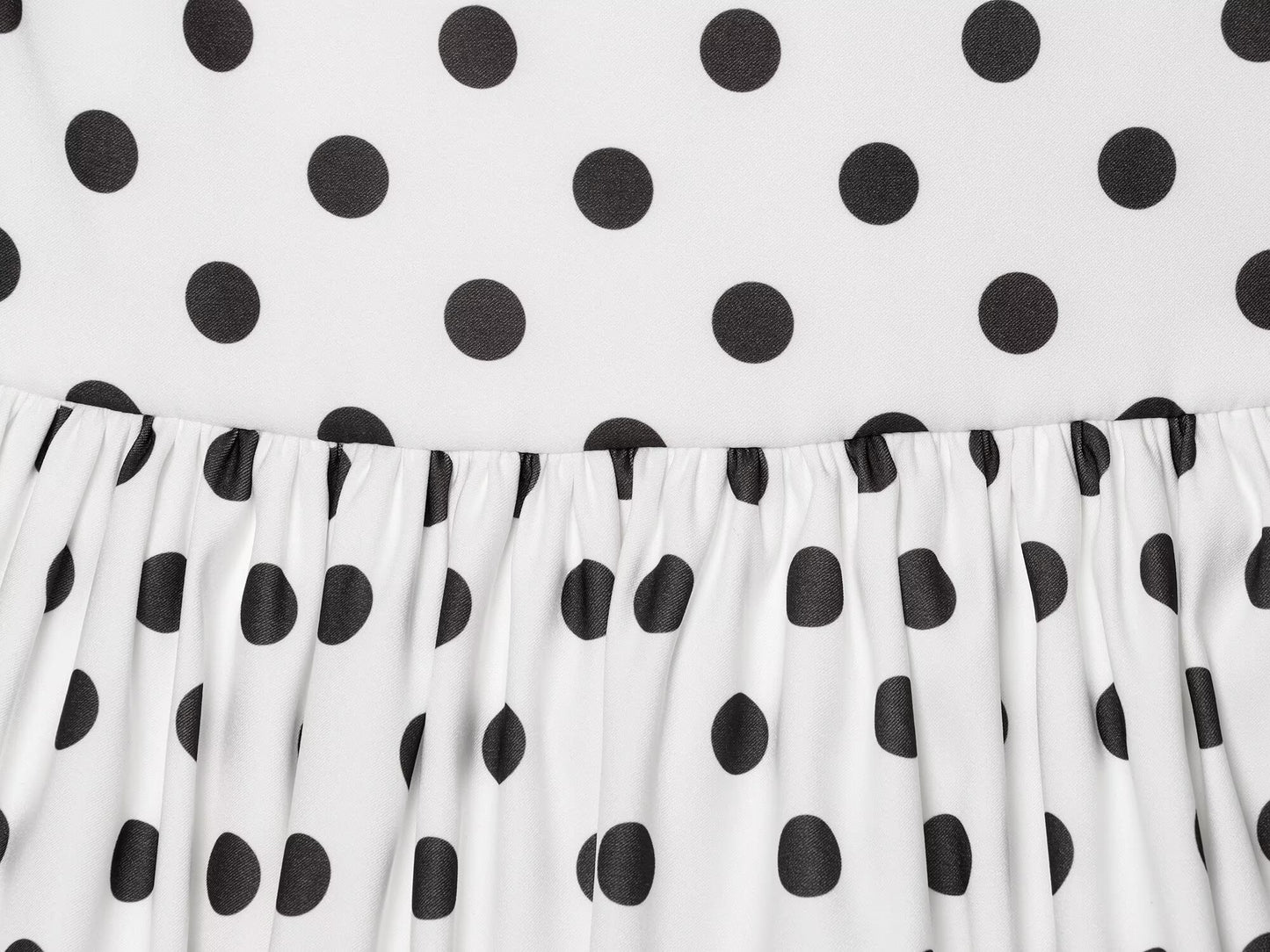 Women's new fashion balloon version sleeveless backless polka dot printed mini dress