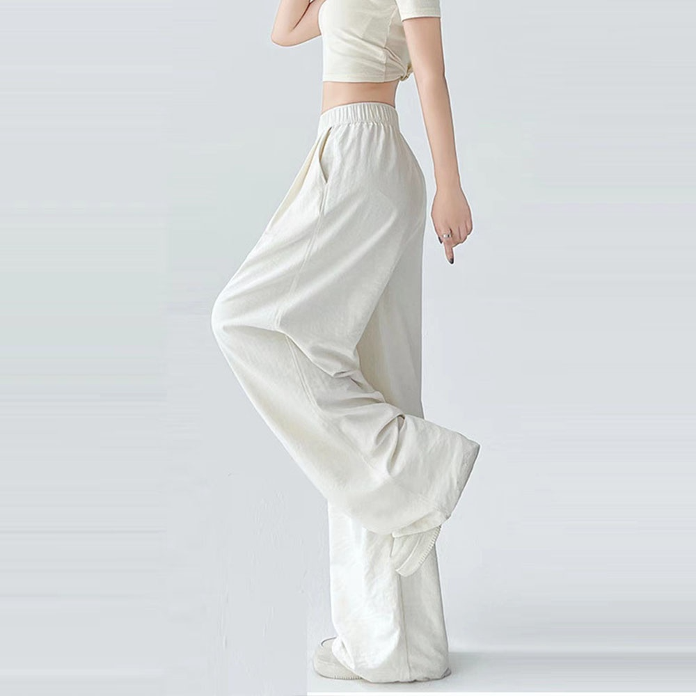 2026 ladies new thin breathable yoga mop pants