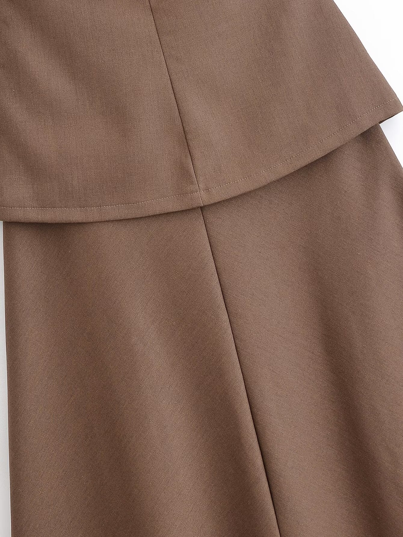 Women's new fashion sleeveless patchwork strapless MIDI dress retro backless women's dress