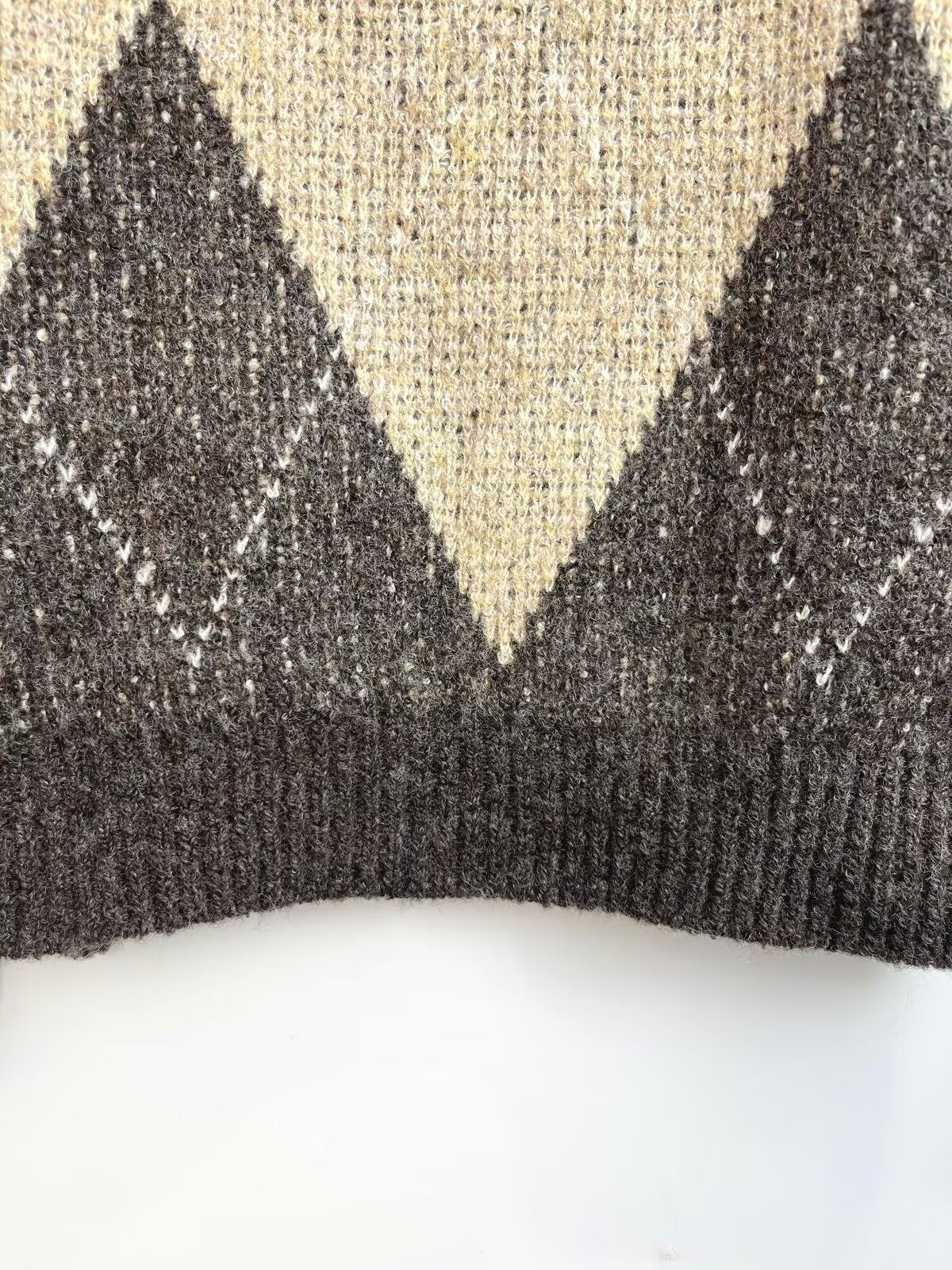 Women's new fashion soft texture diamond grid strapless knit sweater