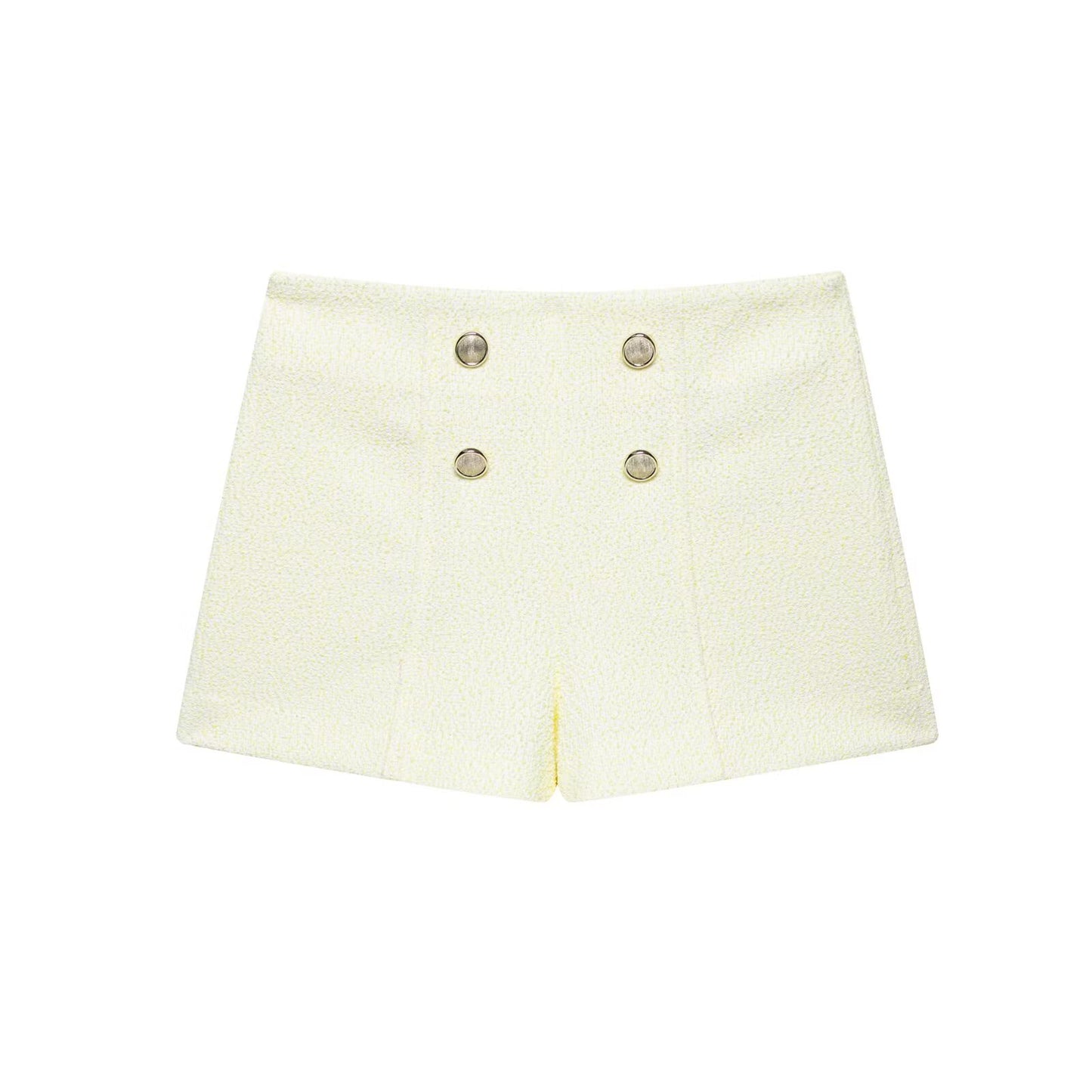 suit Women's 2 pieces short sleeved double breasted textured suit coat+shorts suit