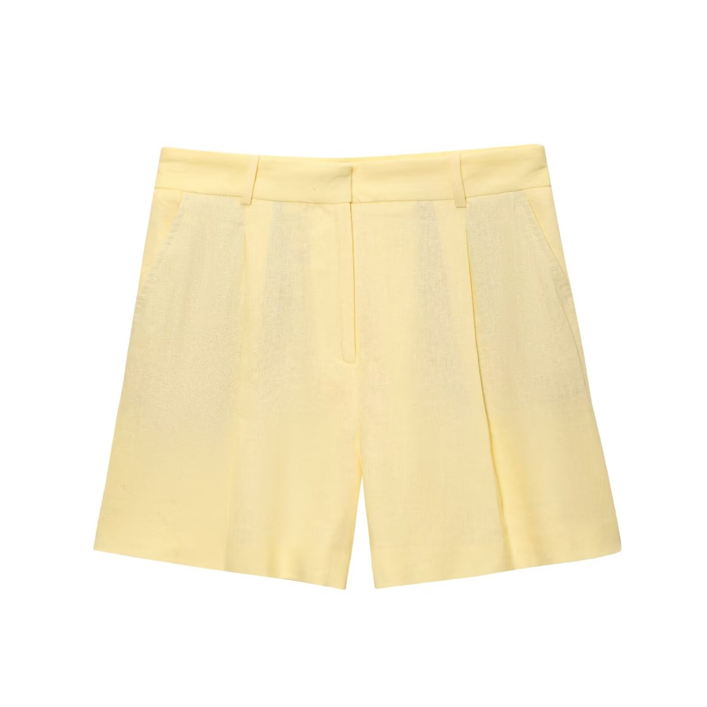 set woman 2 pieces new fashion single breasted linen blended vest+Shorts suit