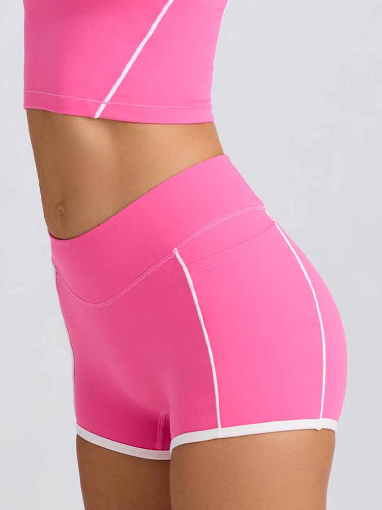 Women's New Sports Bra Vest Shorts Suspender Bra Beautiful Back Pilates Tight-fitting High-elastic Fitness Running Yoga Suit 