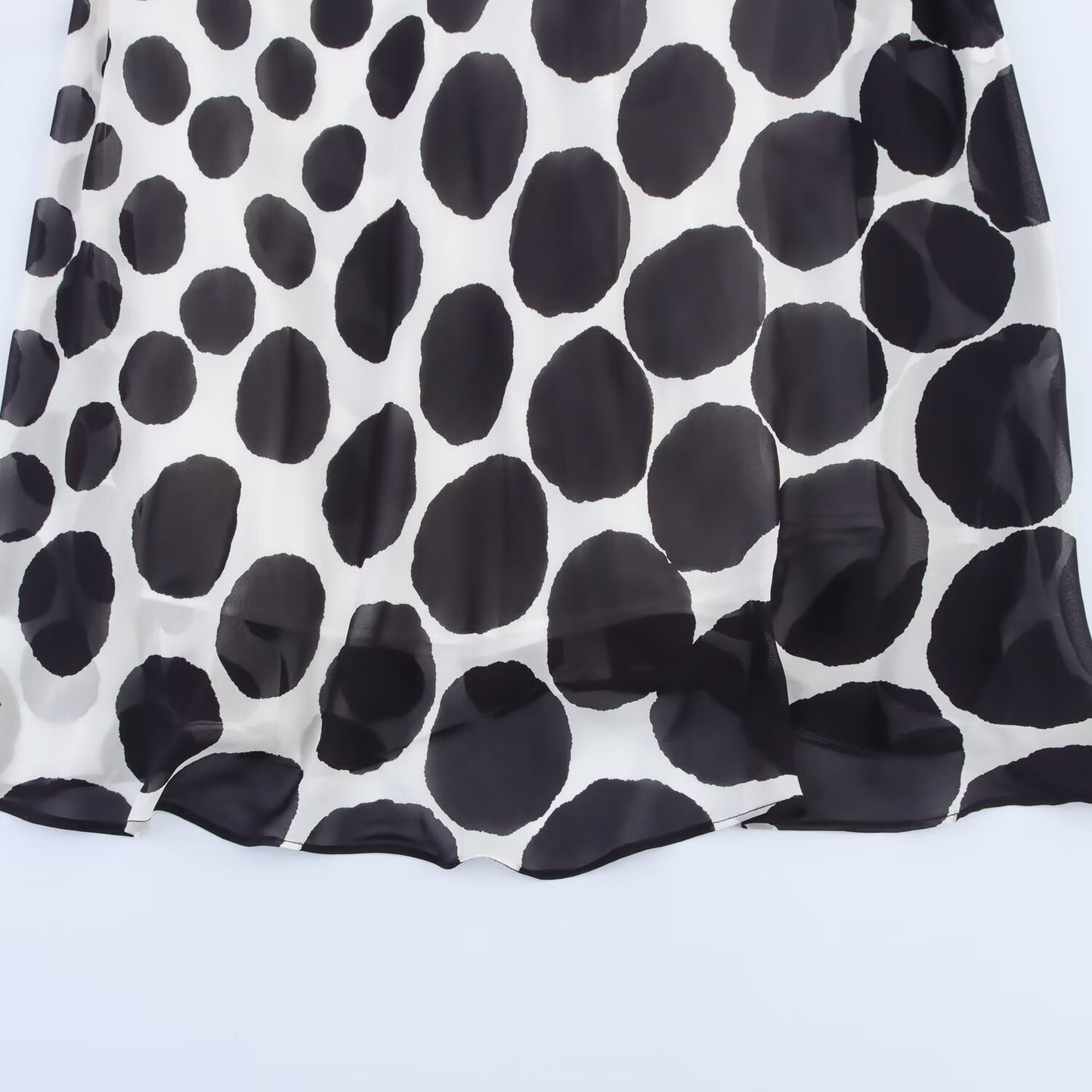 Women's' New Fashion backless design sleeveless polka dot print MIDI dress