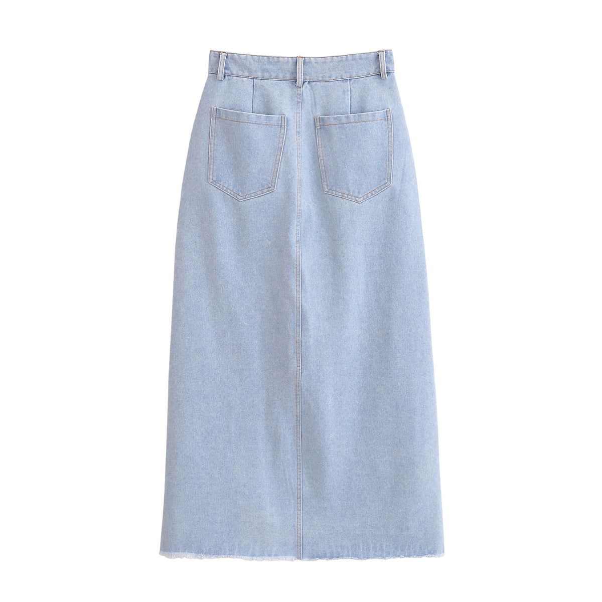 Women's 2025 new fashion slim single breasted denim vest+Skirts Women's suit