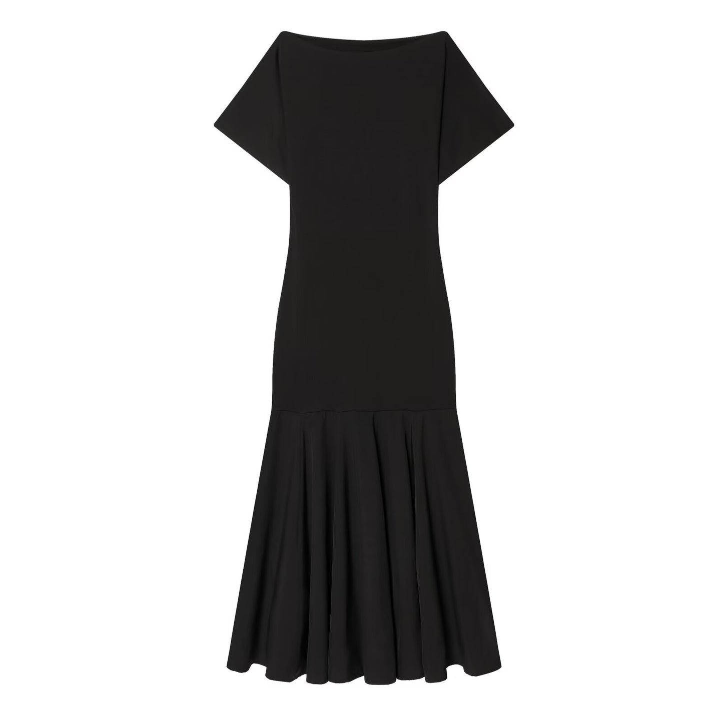 Women's slim short sleeved patchwork dress