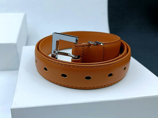 Casual Fashion Joker Multi-color Pin Buckle Design Women's Thin Belt Belt