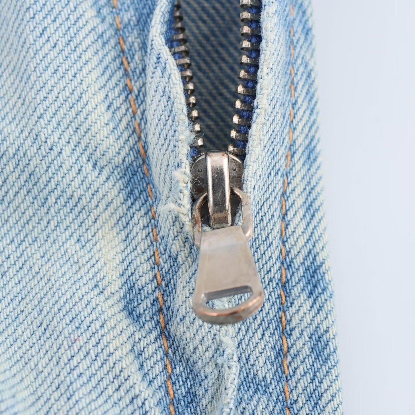 Women's new fashion hole decoration sleeveless V-neck denim Midi dress