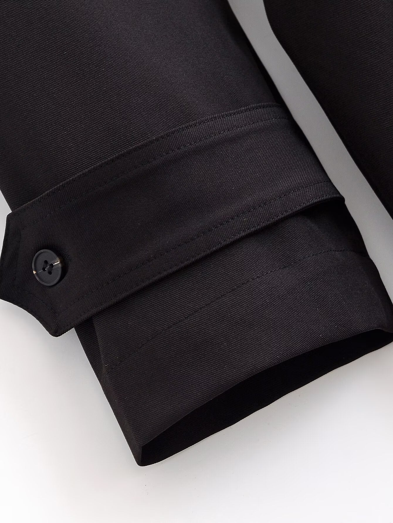 Women's new fashion with Belt black Long style windbreaker Coat