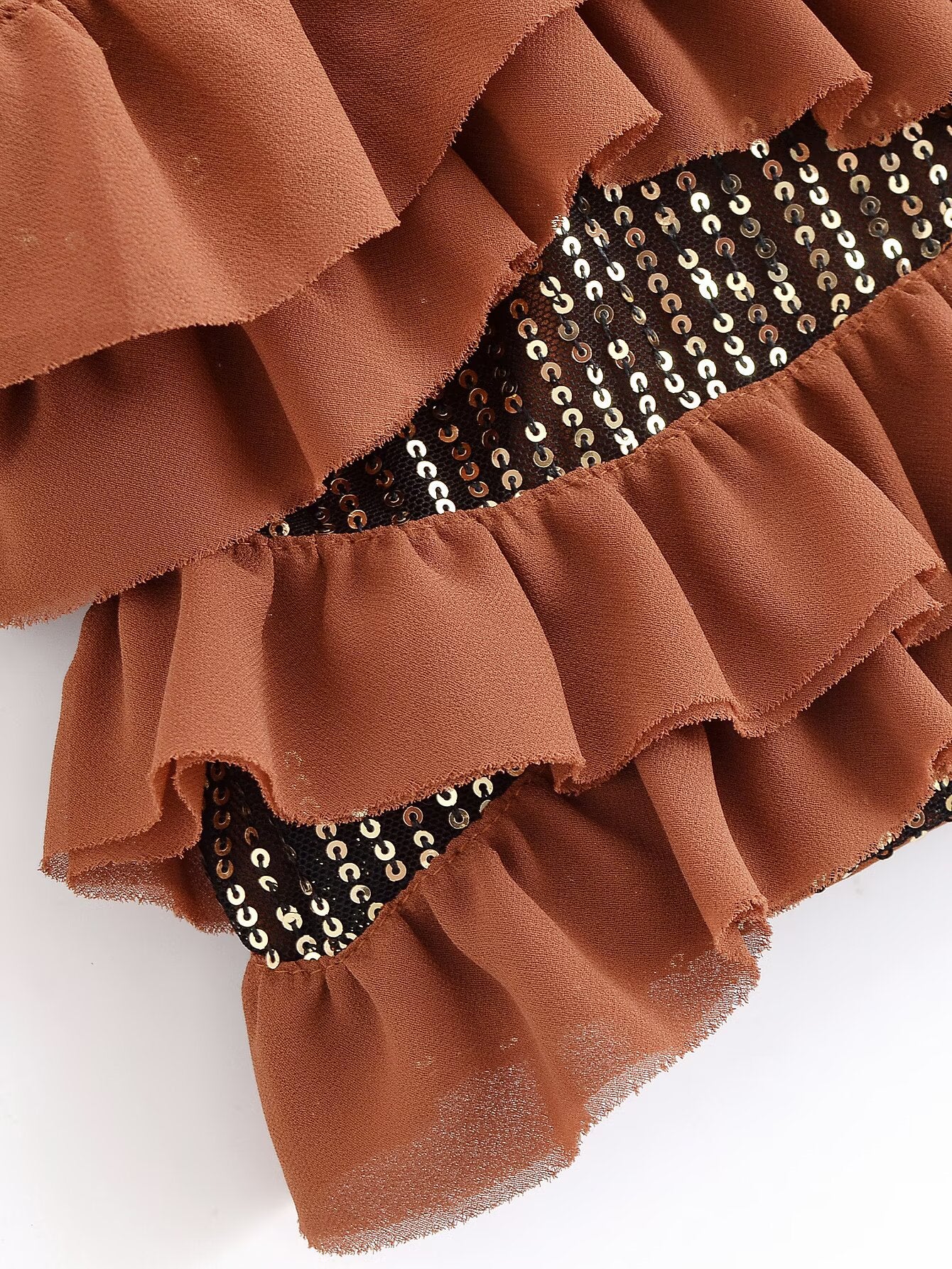 Women's new fashion beaded layered decorative Short suspender top