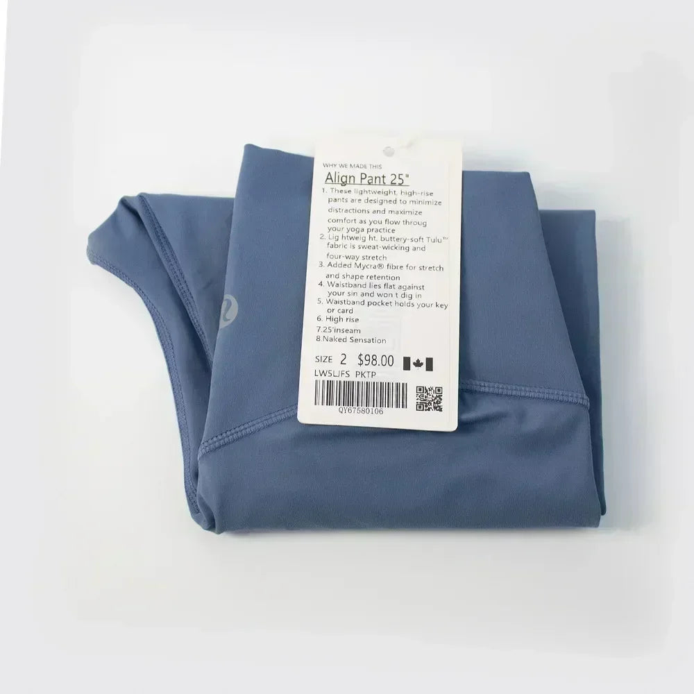 LU Fitness Running Street Women Yoga Leggings Trousers d Sports High Waist Stretch Fitness Ankle Length Tights Pants Slim