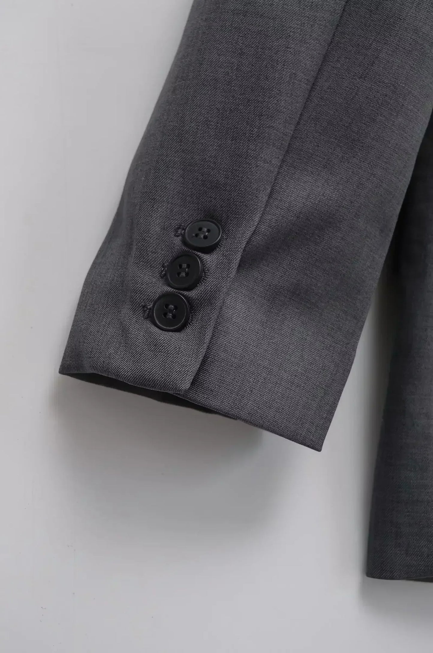 Women's 2024 New Fashion Flip Pocket Decoration Loose Single breasted Hooded Suit Coat Retro Long sleeved Women's Coat Chic Top 