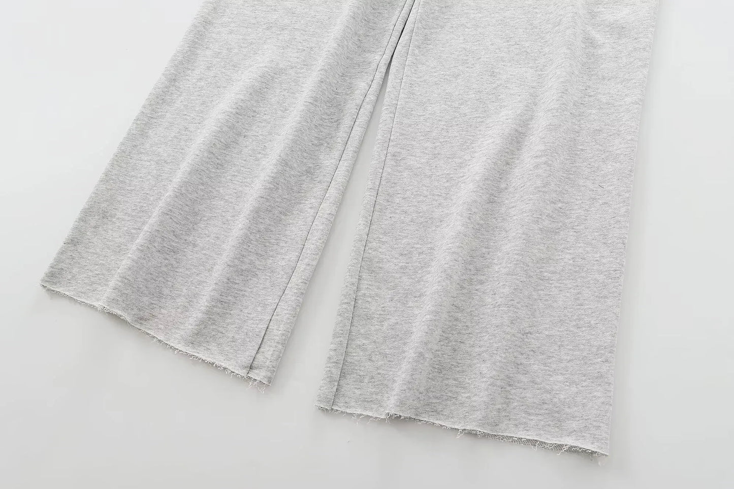 Women's 2024 New Fashion Wash Effect Loose Casual Flannel Jogging Pants Retro Elastic Waist Drawstring Women's Pants Mujer 