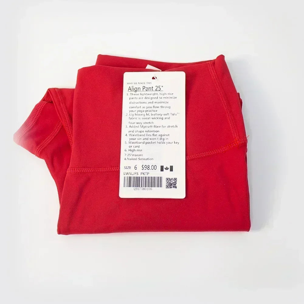 LU Fitness Running Street Women Yoga Leggings Trousers d Sports High Waist Stretch Fitness Ankle Length Tights Pants Slim