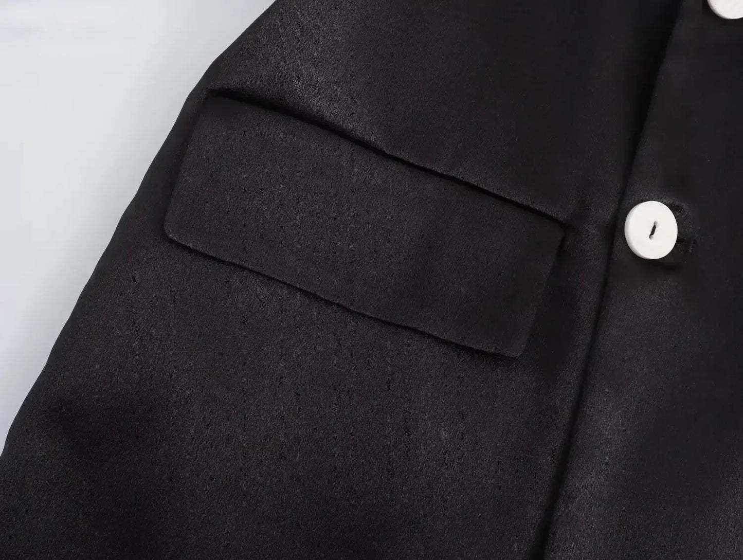 Ladies' new fashion lace up decoration casual double breasted pleated suit coat retro long sleeved pocket women's coat chic top