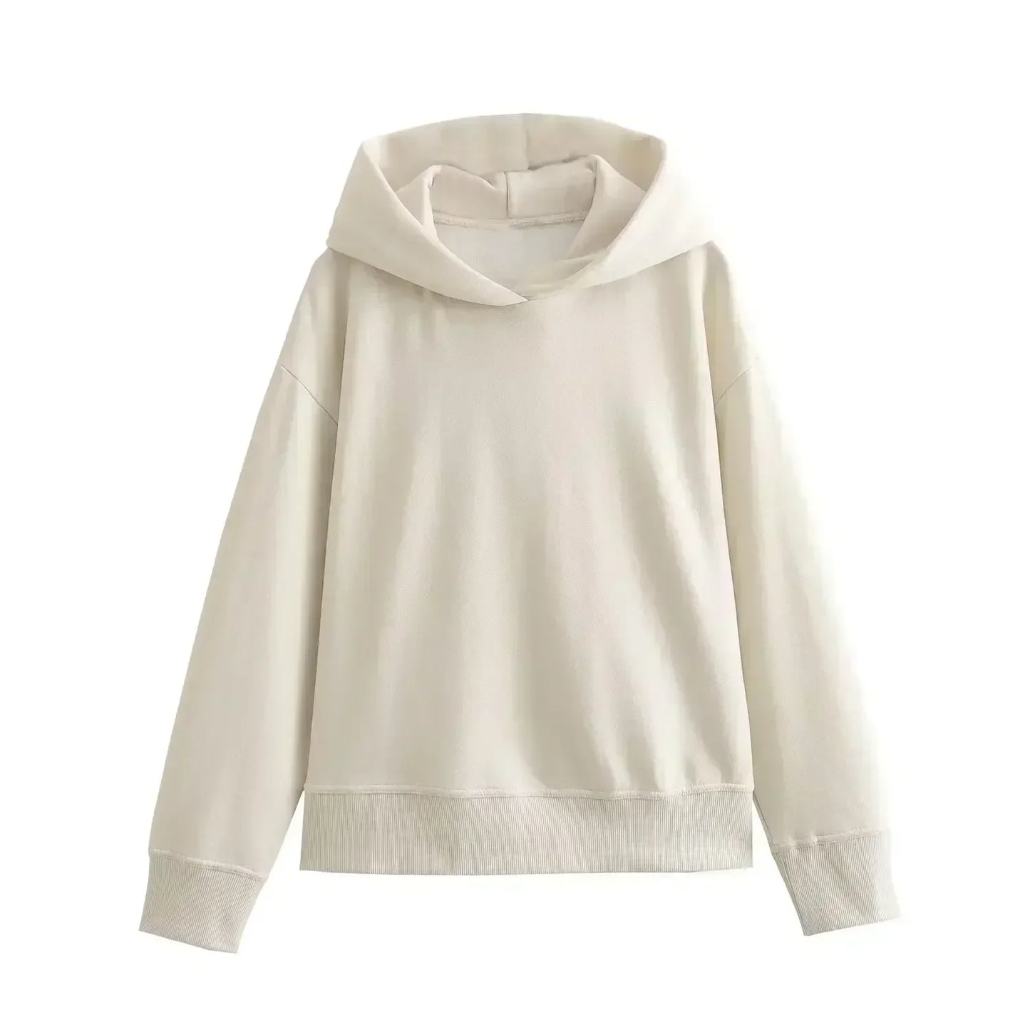 Women Autumn New Fashion Solid Hooded Knitted Sweatshirts Vintage Long Sleeve Female Pullovers Chic Tops + Pants Women's suit 