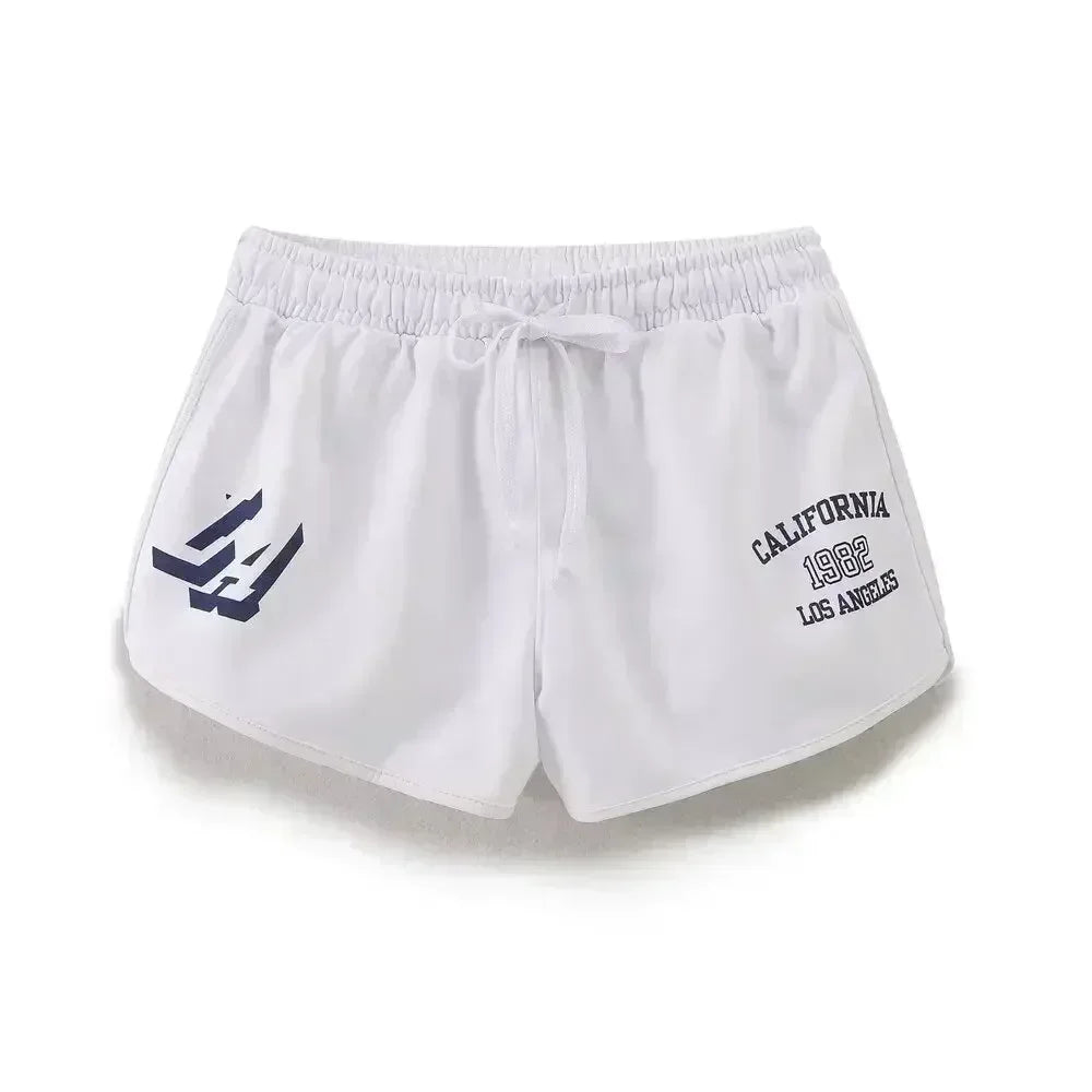 Women's New Fashion Printed Letter Decoration Loose O Neck T-shirt Contrasting Ribbed Short Sleeves Women's Tee Shirt Tops