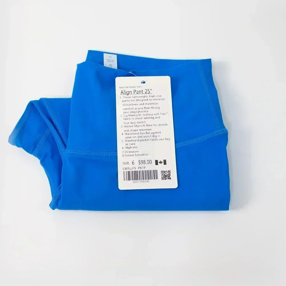 LU Fitness Running Street Women Yoga Leggings Trousers d Sports High Waist Stretch Fitness Ankle Length Tights Pants Slim