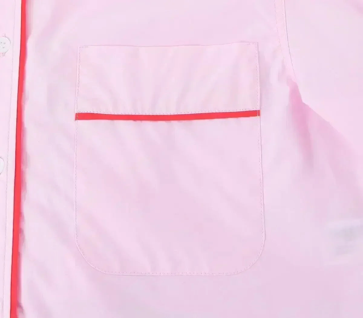 Women's New Fashion with Pocket Splicing Line Decoration Short Casual Shirt Retro Long sleeved Button Women's Shirt Unique Top