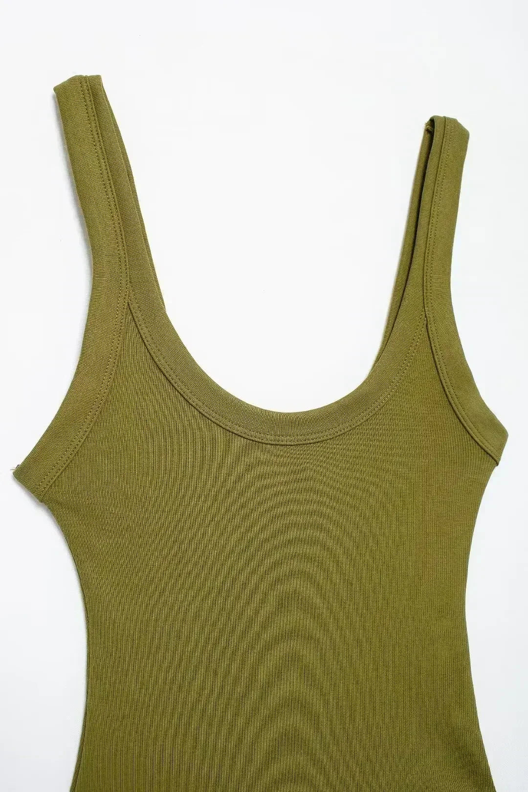 Women's 2024 New Fashion Multi Color Elastic Tight Backless Ribbed jumpsuit Retro Wide Straps Women's Short jumpsuit Mujer 