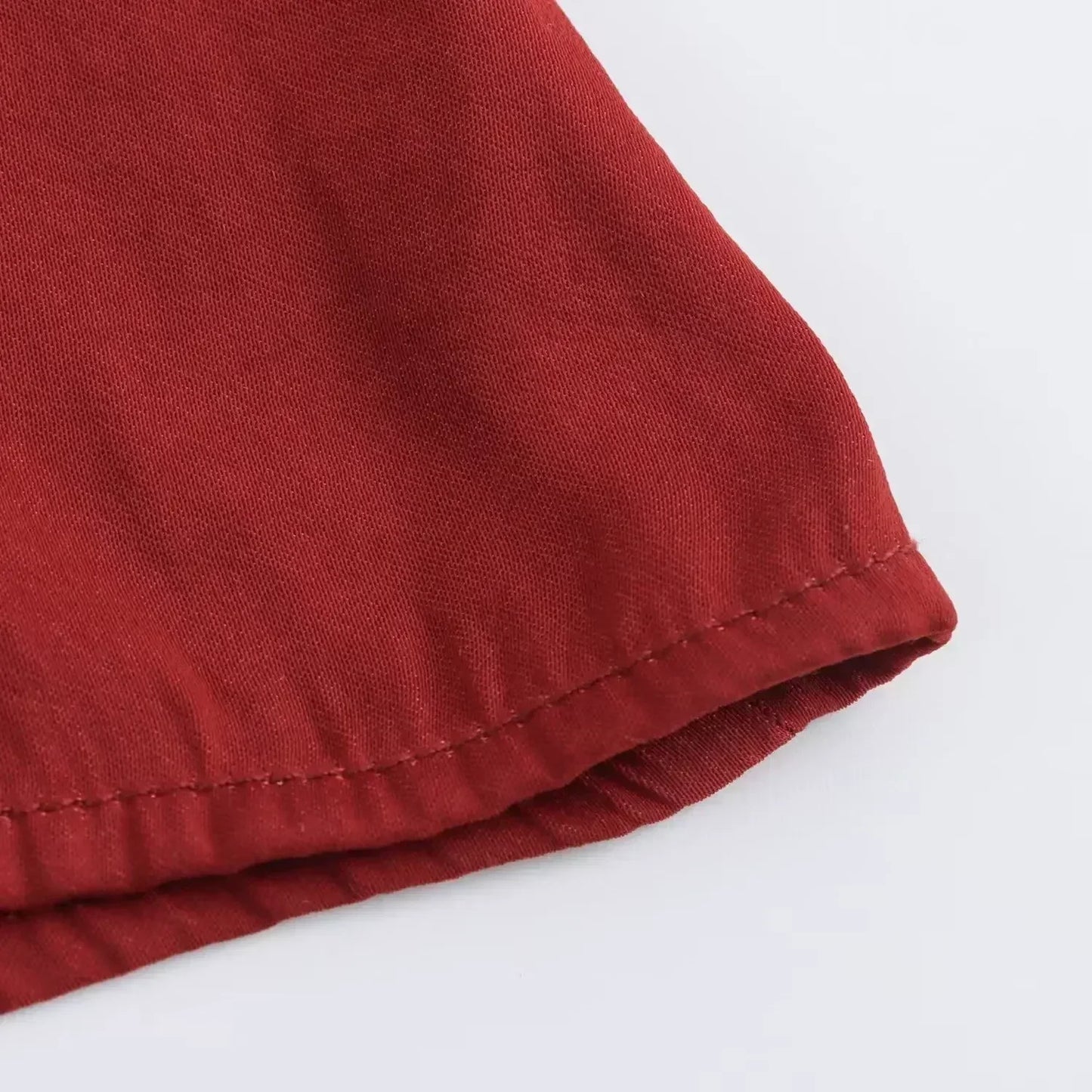 Women's new Chic fashion side pocket loose satin texture casual pleated pants retro elastic waist women's pants Mujer 