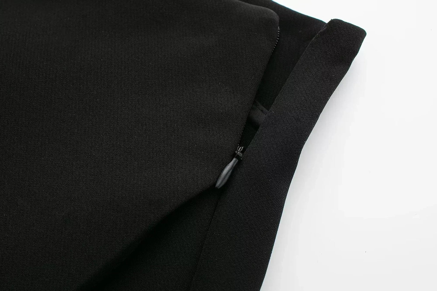 Women's Summer New Fashion Asymmetric Design Slim Fit Versatile Shorts Skirts Retro High Waist Side Zipper Women's Skirts Mujer