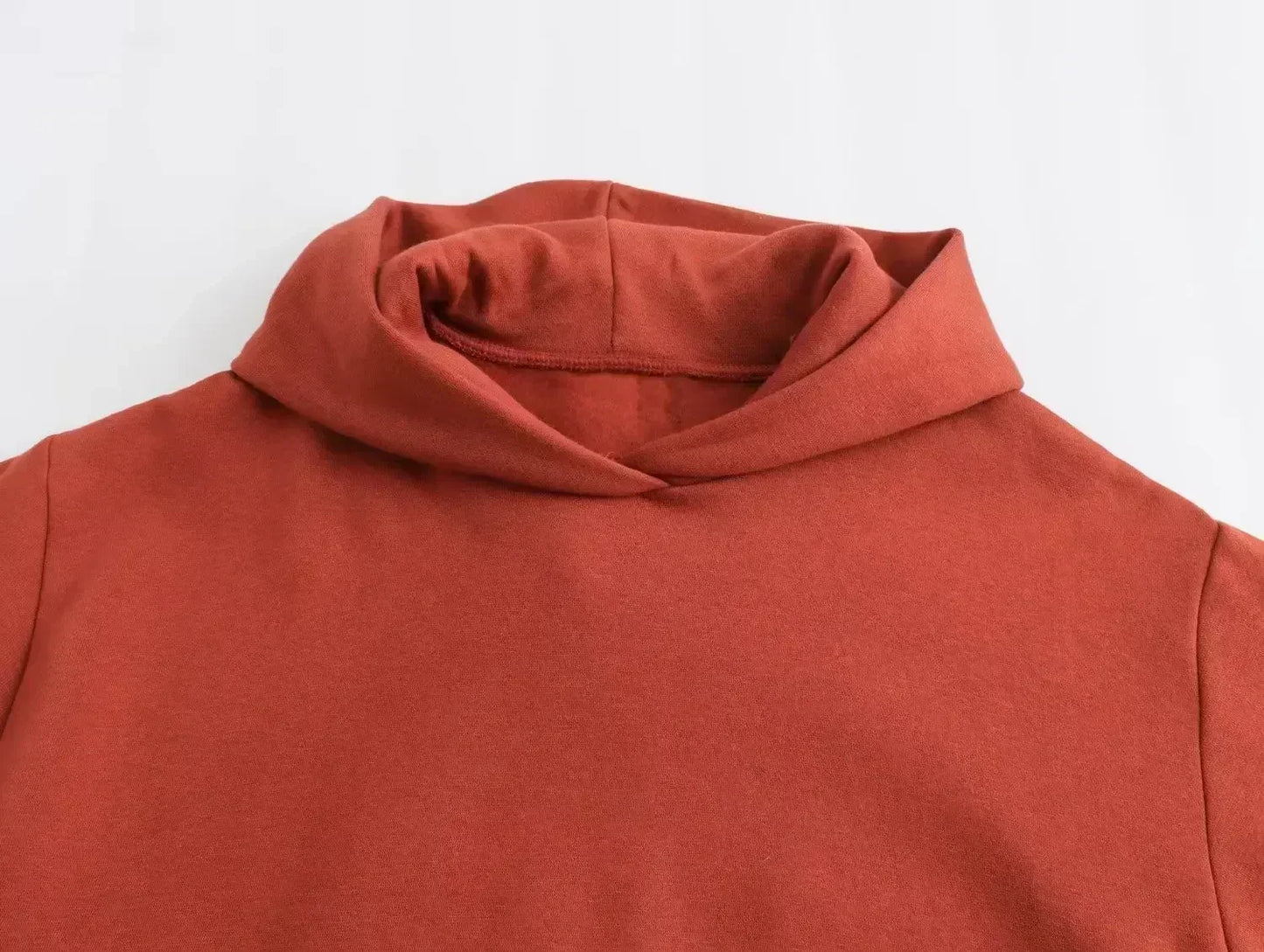 Women Autumn New Fashion Solid Hooded Knitted Sweatshirts Vintage Long Sleeve Female Pullovers Chic Tops + Pants Women's suit 