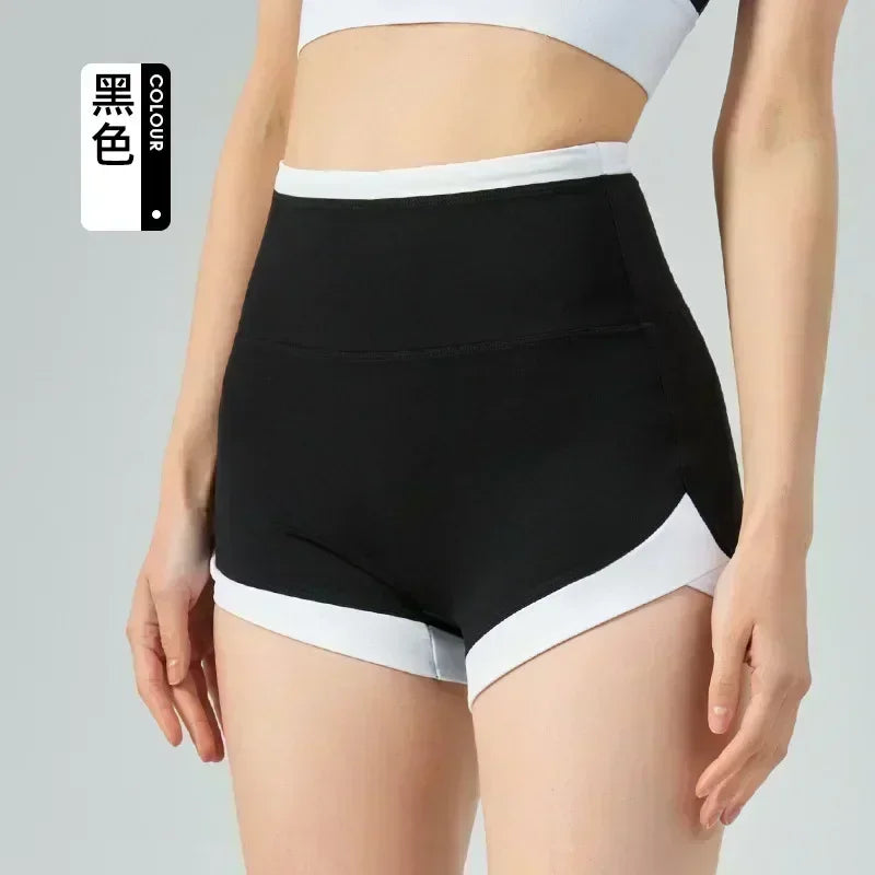 LU Embarrassing Line Yoga Female Nude Peach Sports High Waist and Beautiful Buttocks Breathable Quick-drying Cycling Pants