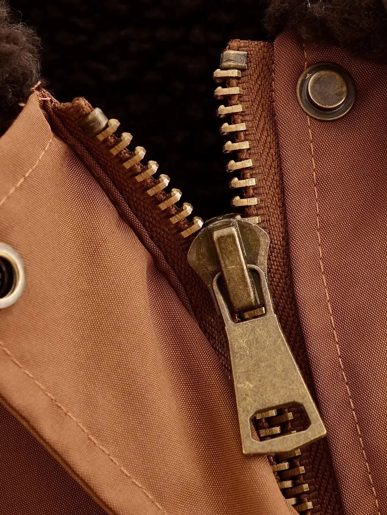 Women's New Fashion Pocket Decoration Loose Warm Splicing Corduroy Jacket Coat Retro Long Sleeve Zipper Women's Coat Chic Top