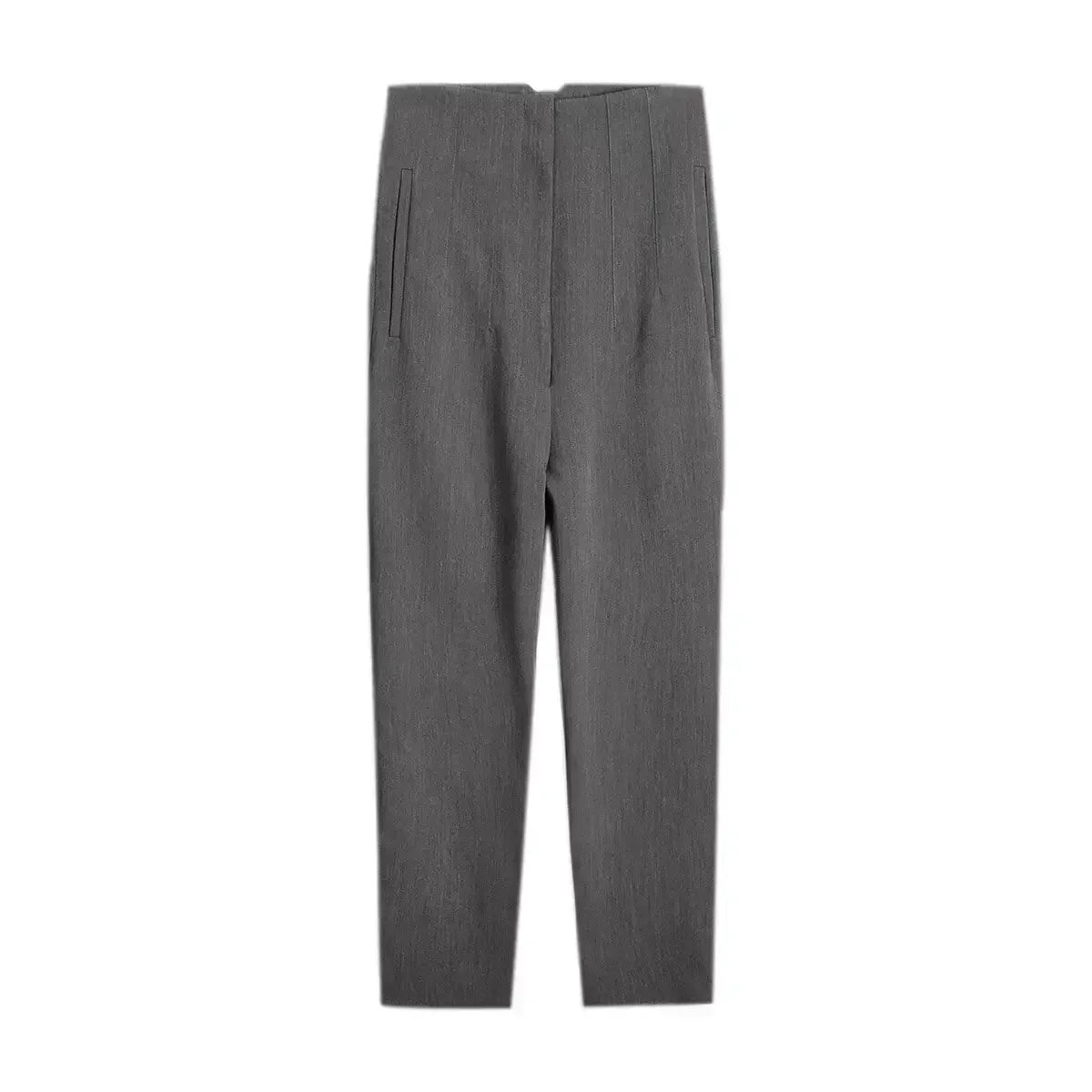 Women's 2024 New Fashion Multi color Casual Side Pocket Versatile Pants Retro High waisted Zipper Women's Pants Mujer 