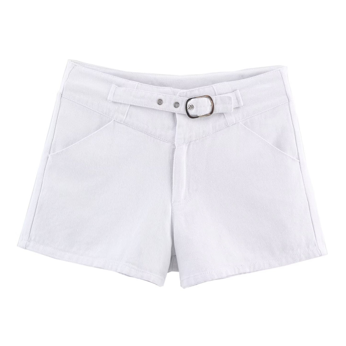 Women's new fashion short V-neck sleeveless denim vest+shorts suit