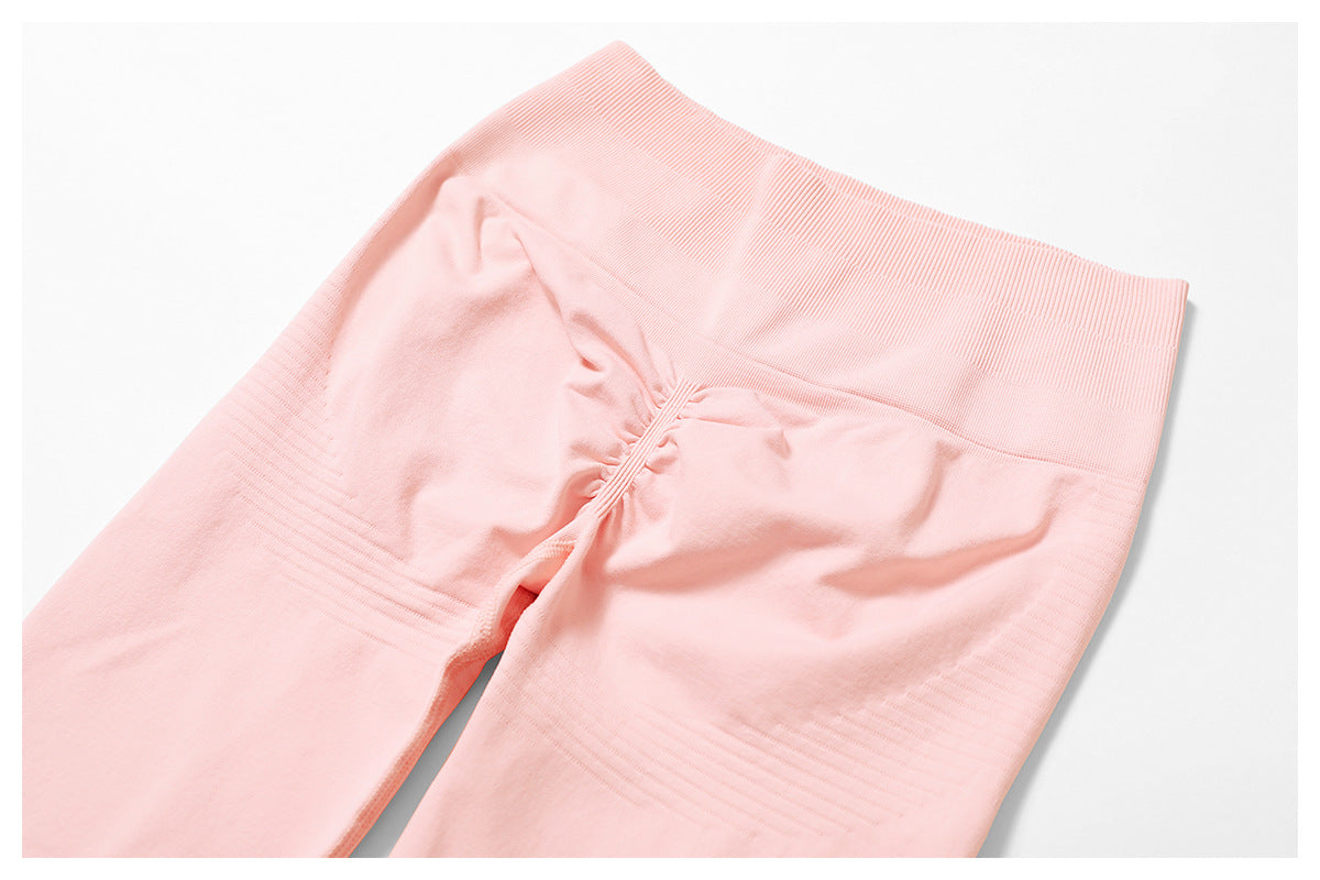 Women's New Fashion Breathable Neck Back Yoga Bra Tight High Waist Hip Yoga Pants